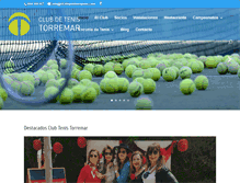Tablet Screenshot of clubtenistorremar.com
